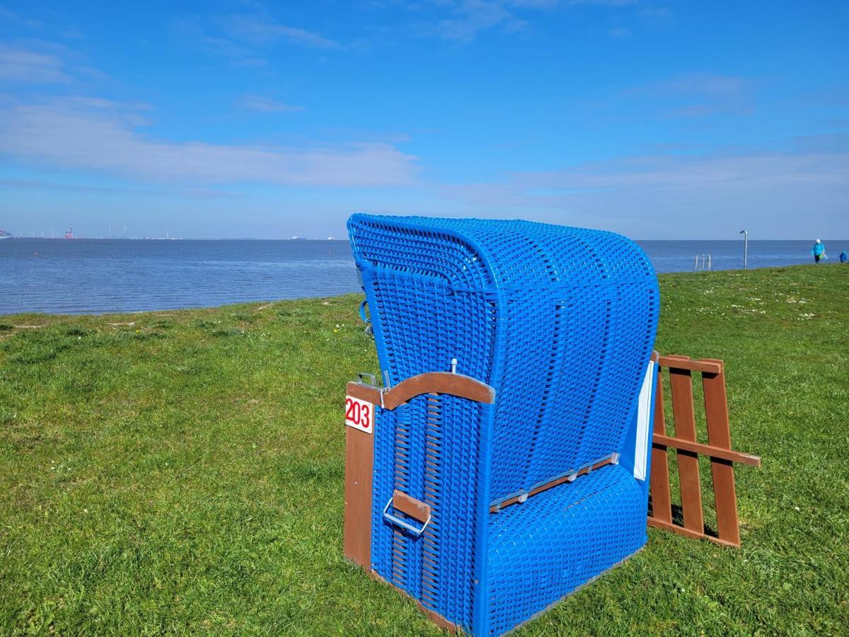 Ferienhaus Moewennest 18, Butjadingen, Tossens, Sauna, Strandkorb, Nordsee, 97Qm, 3 Schlafzimmer Dış mekan fotoğraf