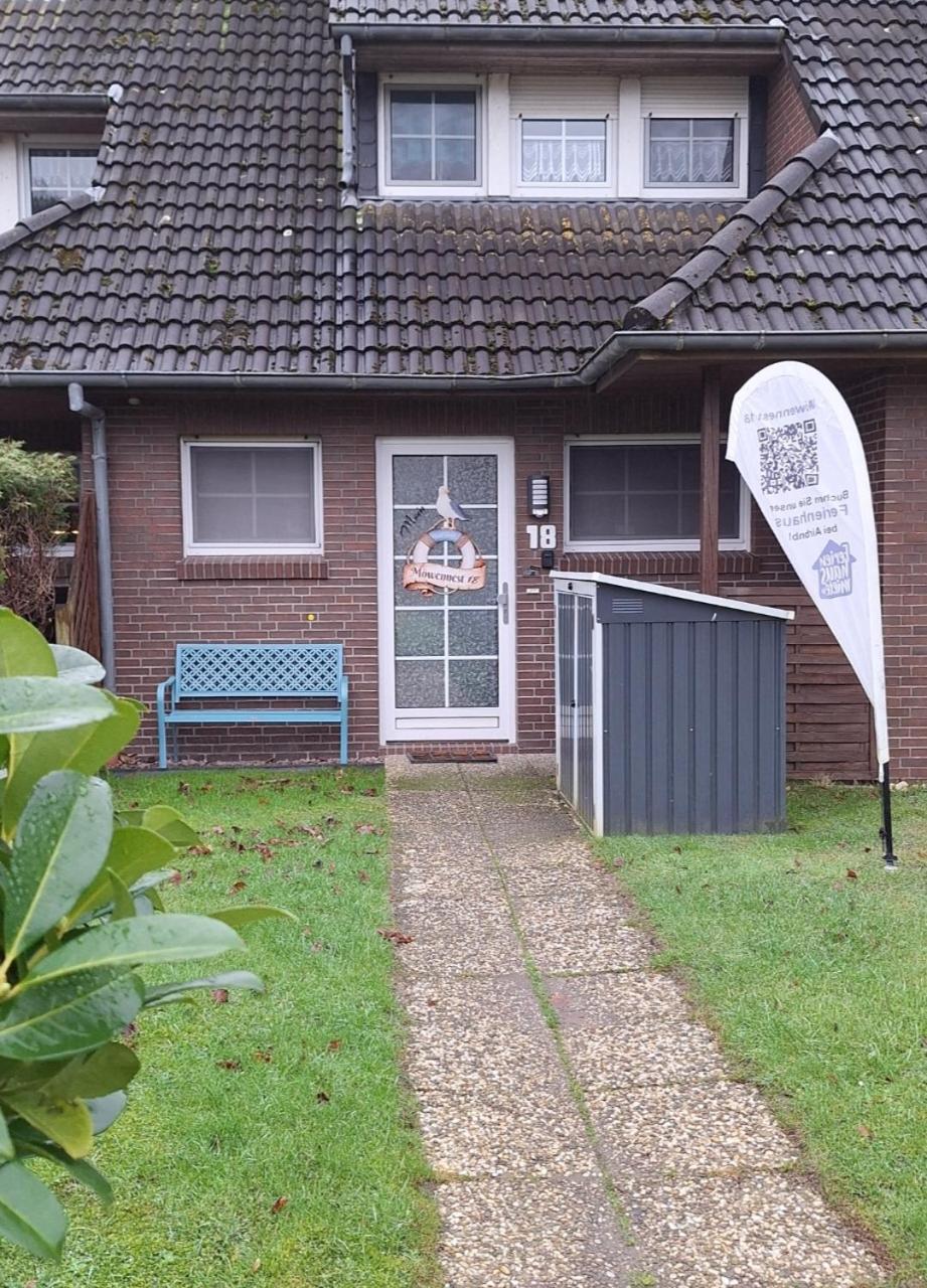Ferienhaus Moewennest 18, Butjadingen, Tossens, Sauna, Strandkorb, Nordsee, 97Qm, 3 Schlafzimmer Dış mekan fotoğraf